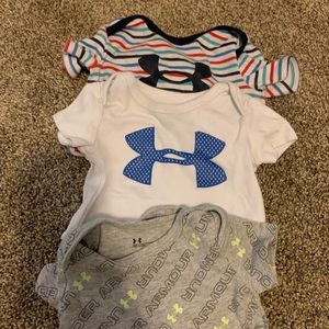 Baby Under Armour onesies